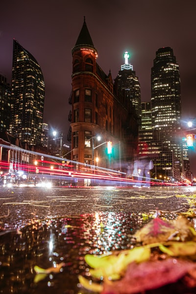 Road time-lapse photography
